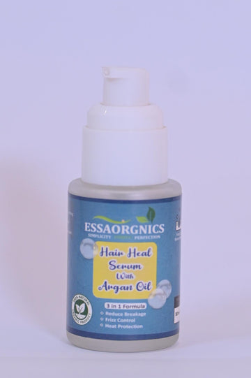 EssaOrganics Hair Heal Serum with Argan Oil – 30ml | 100% natural and organic.